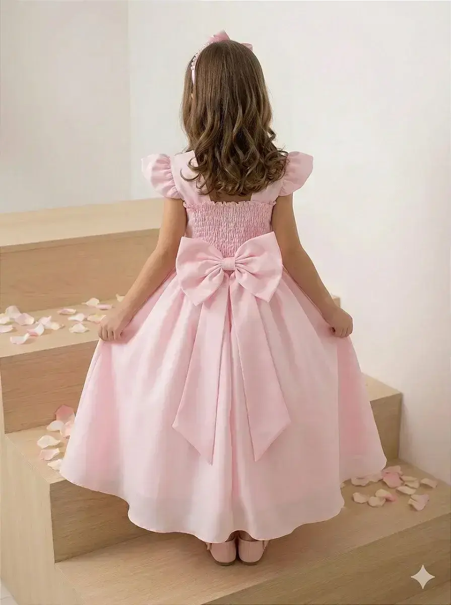 Vestido ariane longo rosa, foto 2