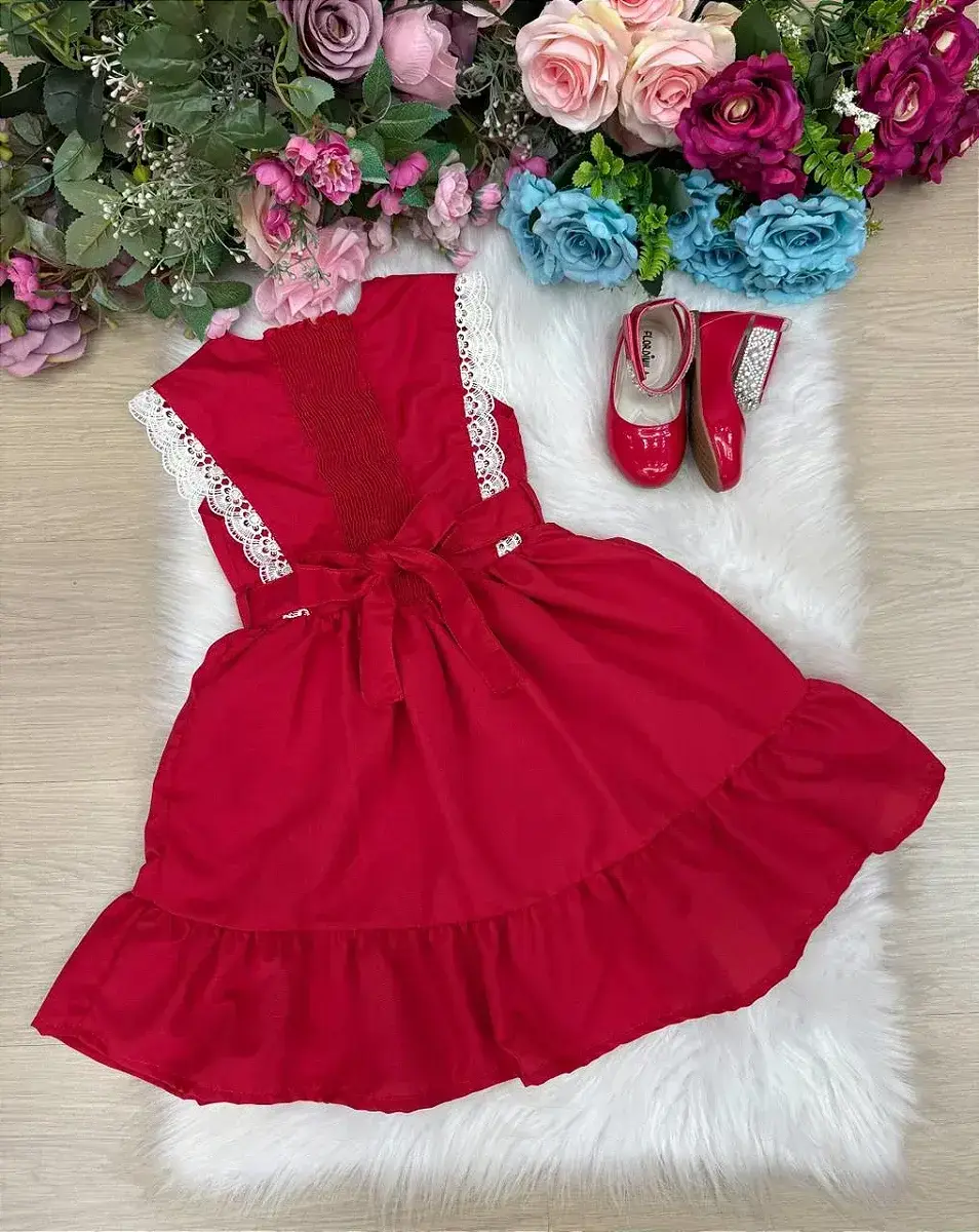 Vestido valeria vermelho, foto 3