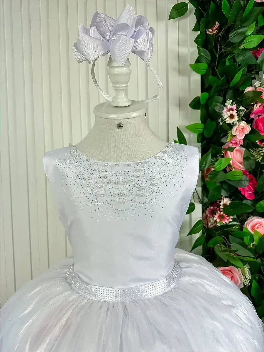 Vestido longo regata branco, foto 3