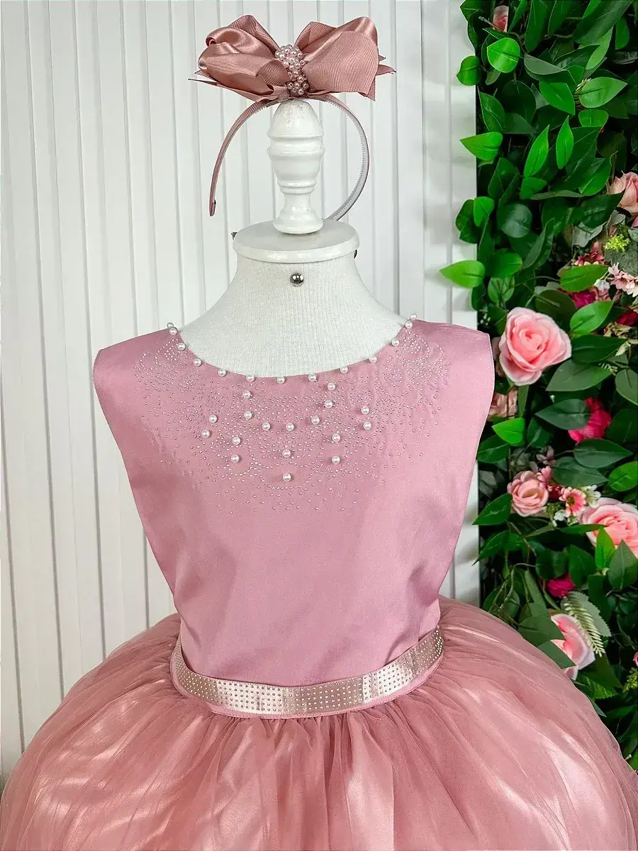 Vestido longo regata rosê, foto 3