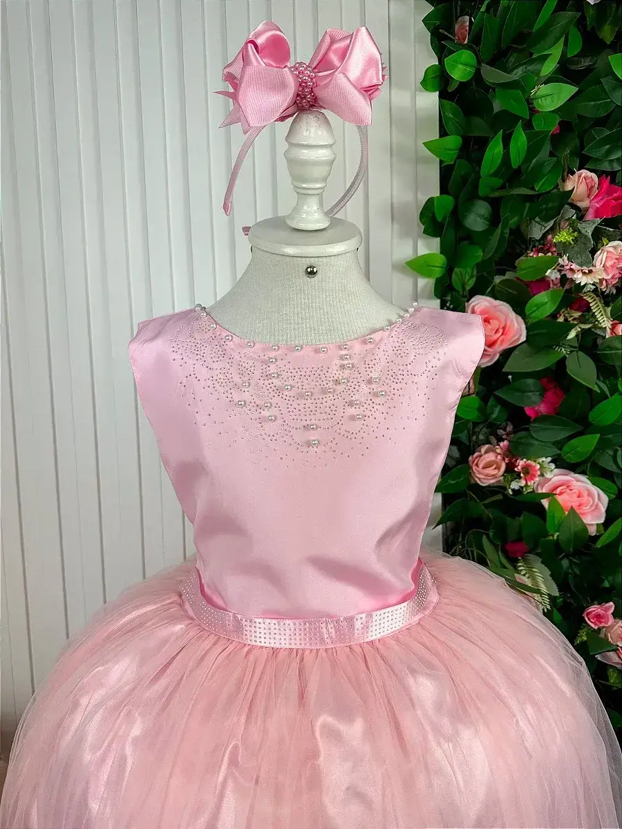 Vestido longo regata rosa, foto 3