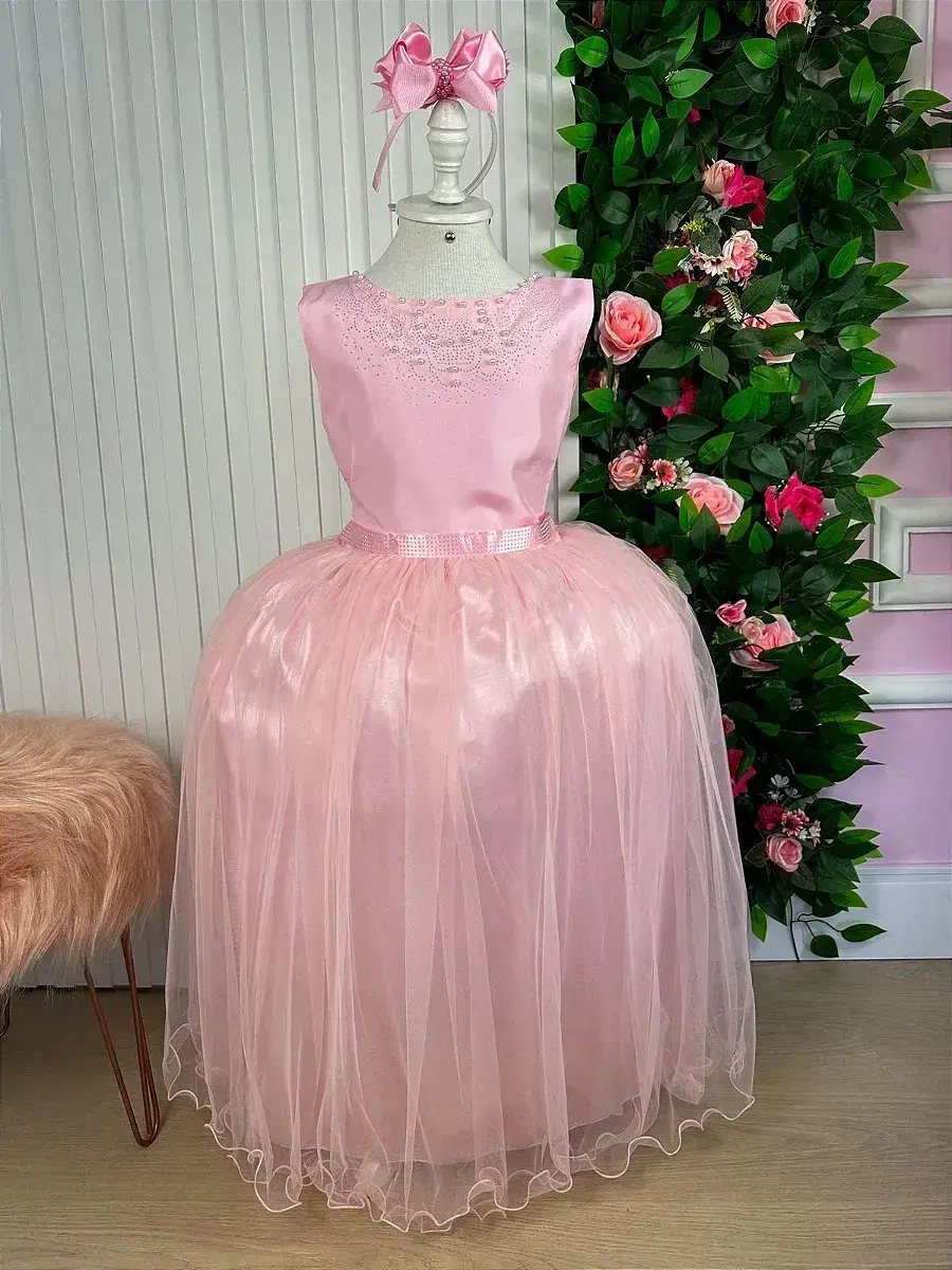 Vestido longo regata rosa, foto 2