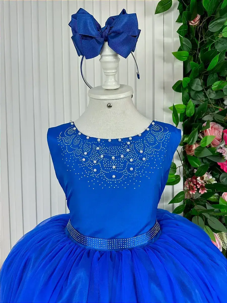 Vestido longo regata azul royal, foto 4