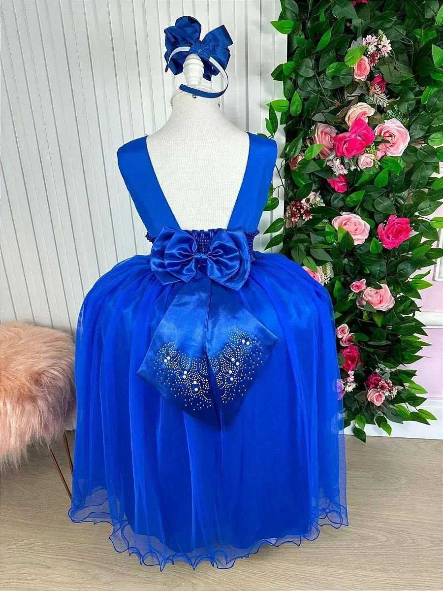 Vestido longo regata azul royal, foto 5