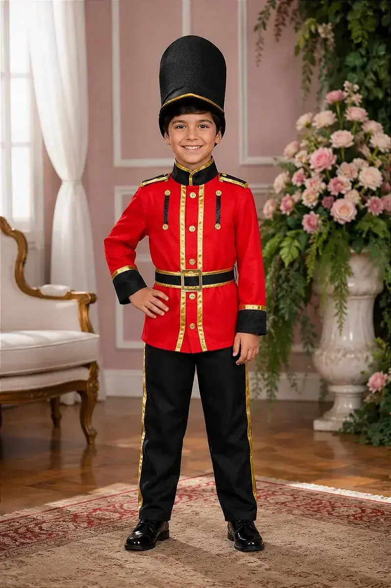 Fantasia principe soldadinho quebra nozes