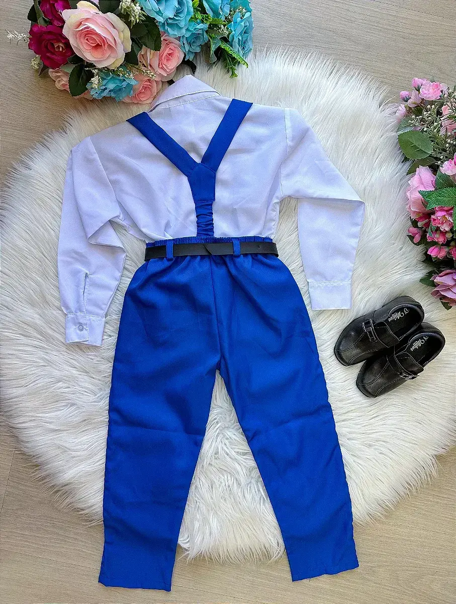 Conjunto leo suspensorio azul royal, foto 4