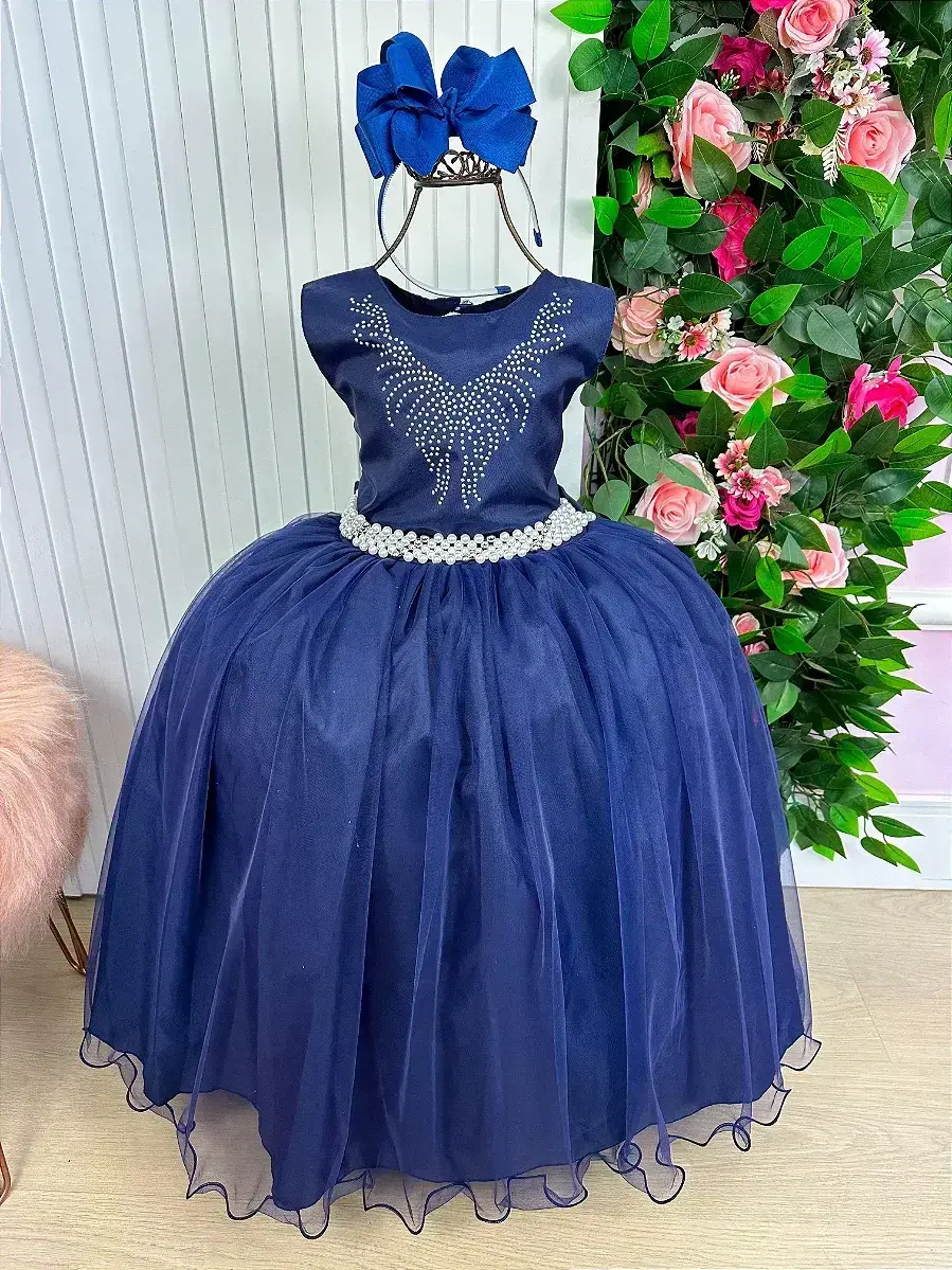 Vestido longo larissa azul petroleo, foto 2