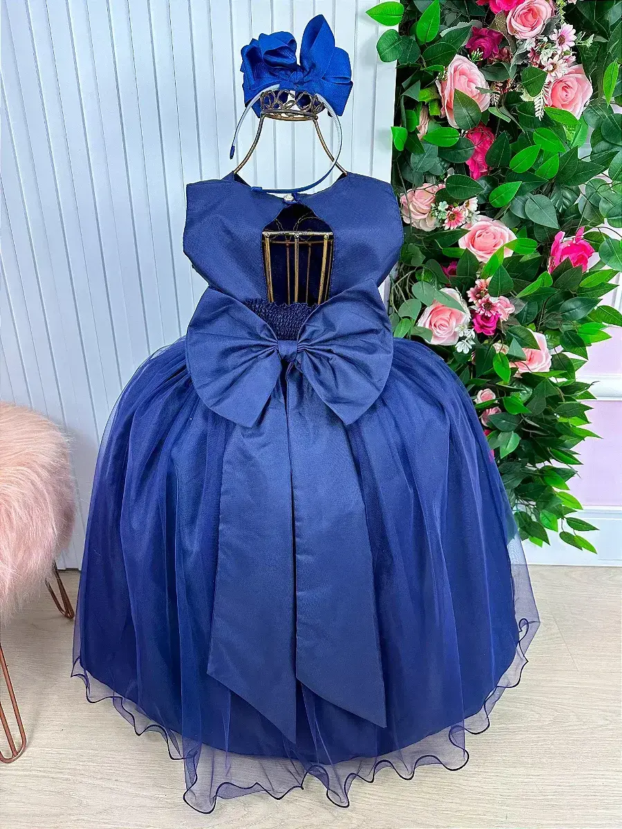Vestido longo larissa azul petroleo, foto 5