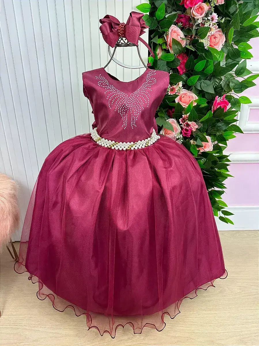 Vestido longo larissa marsala, foto 2