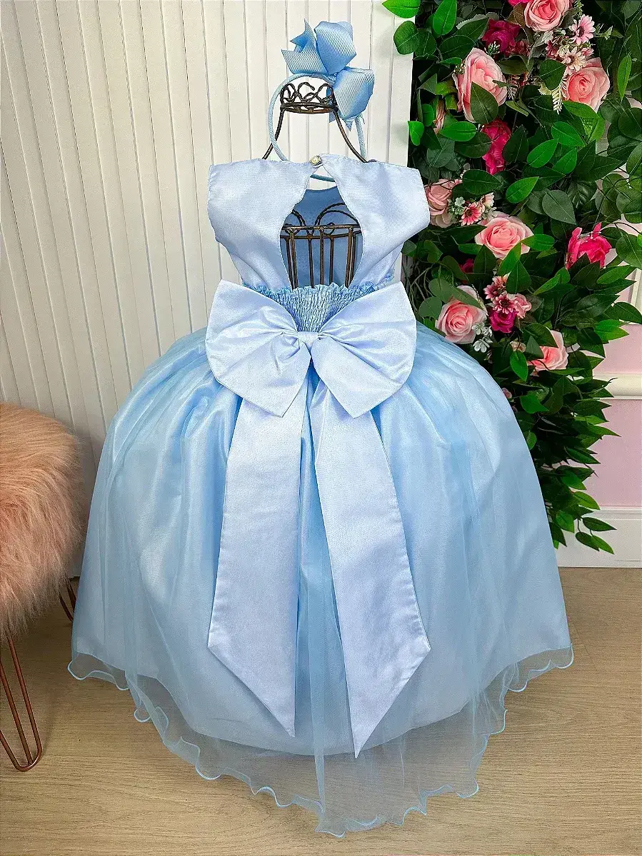 Vestido longo larissa azul, foto 5