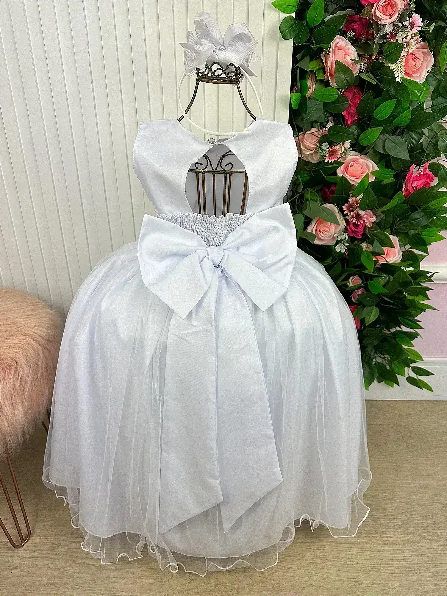 Vestido longo larissa branco, foto 5