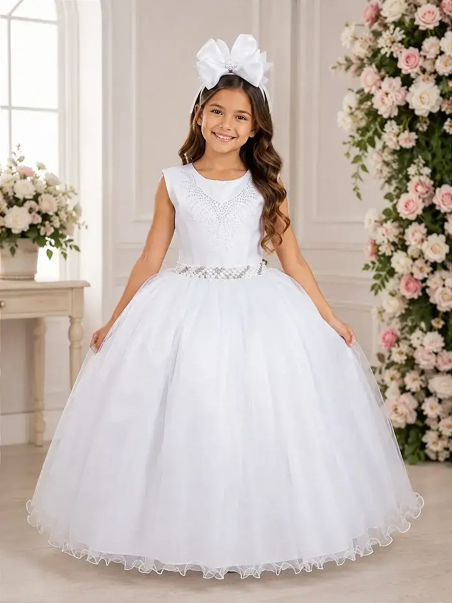 Vestido longo larissa branco