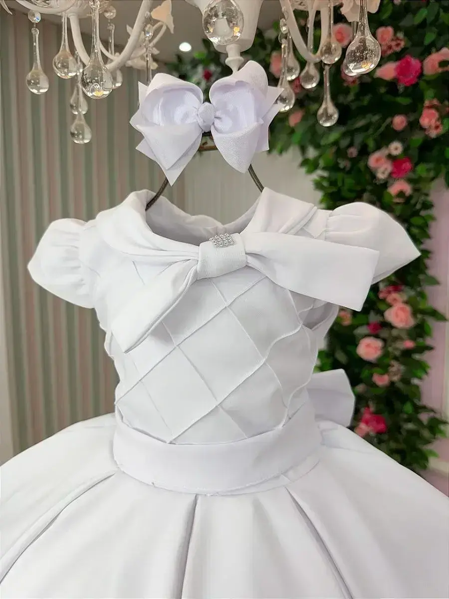 Vestido ravena branco, foto 4