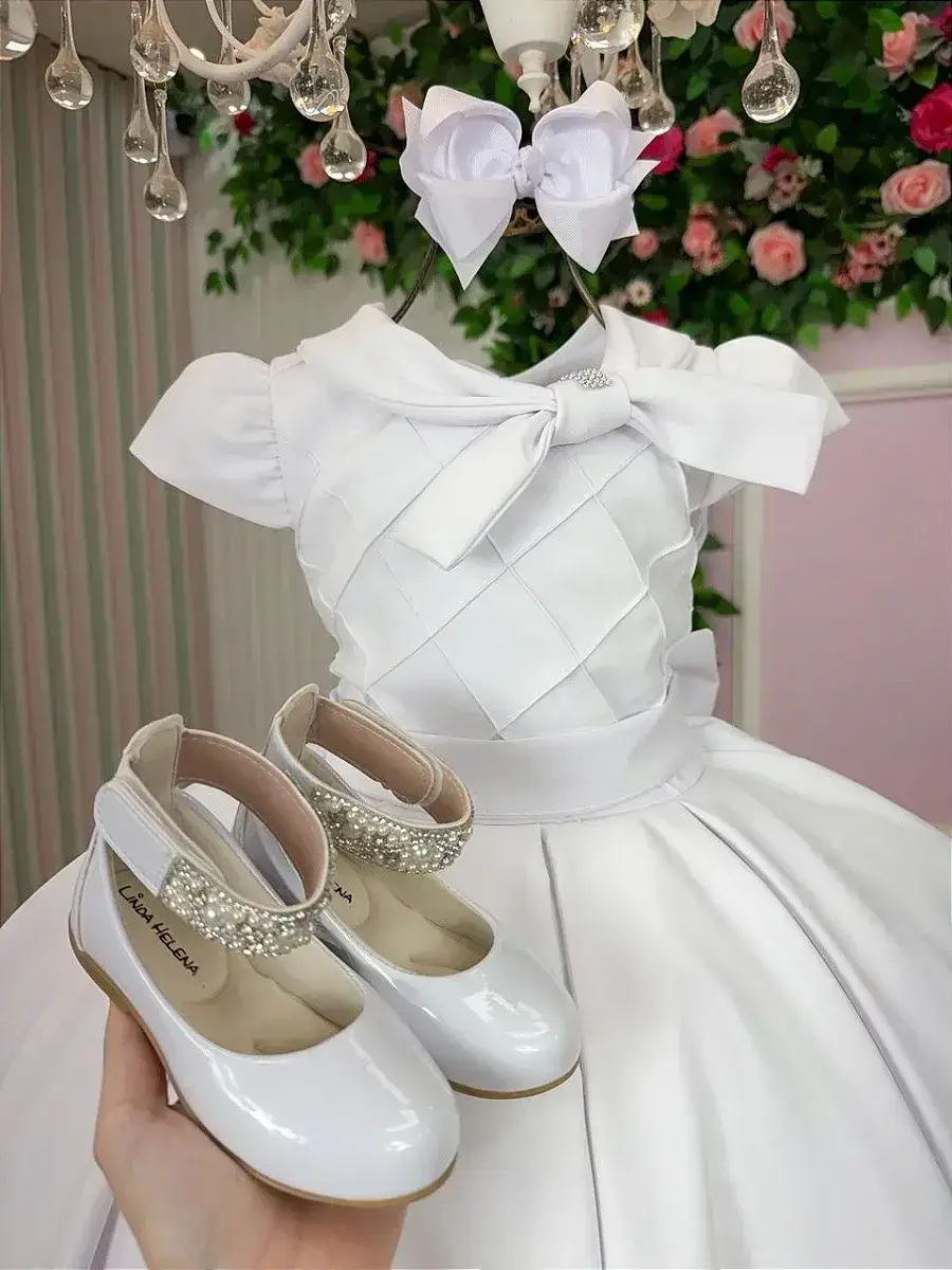 Vestido ravena branco, foto 5