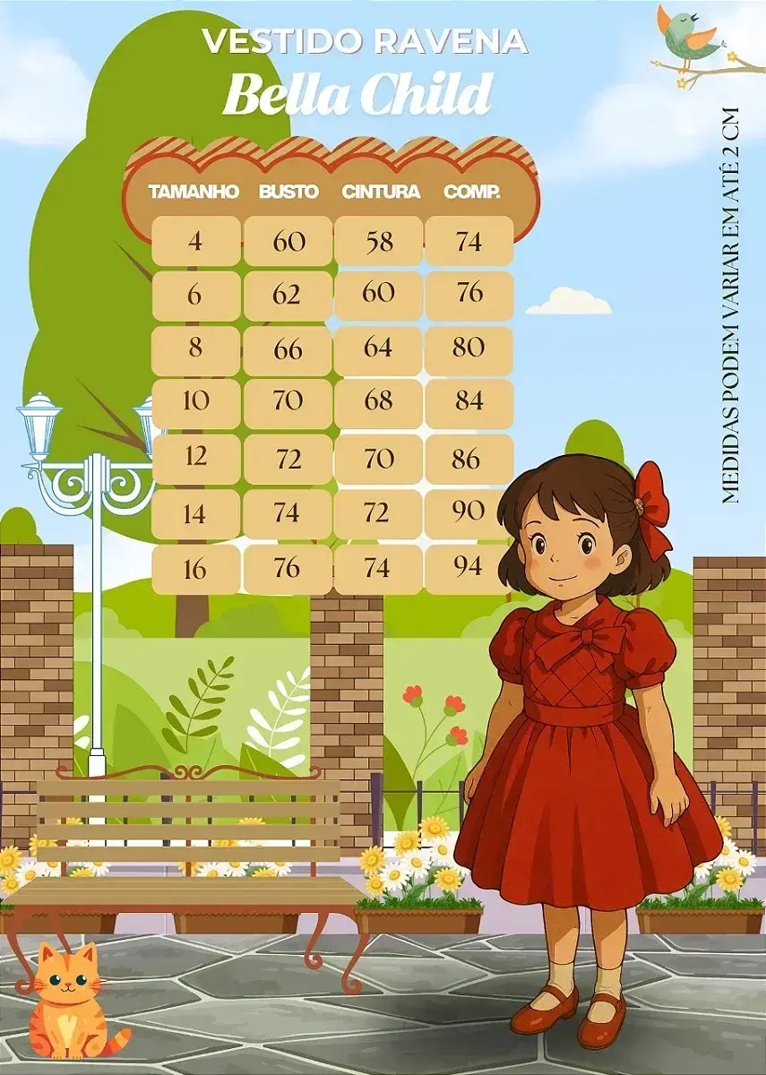 Guia de tamanhos