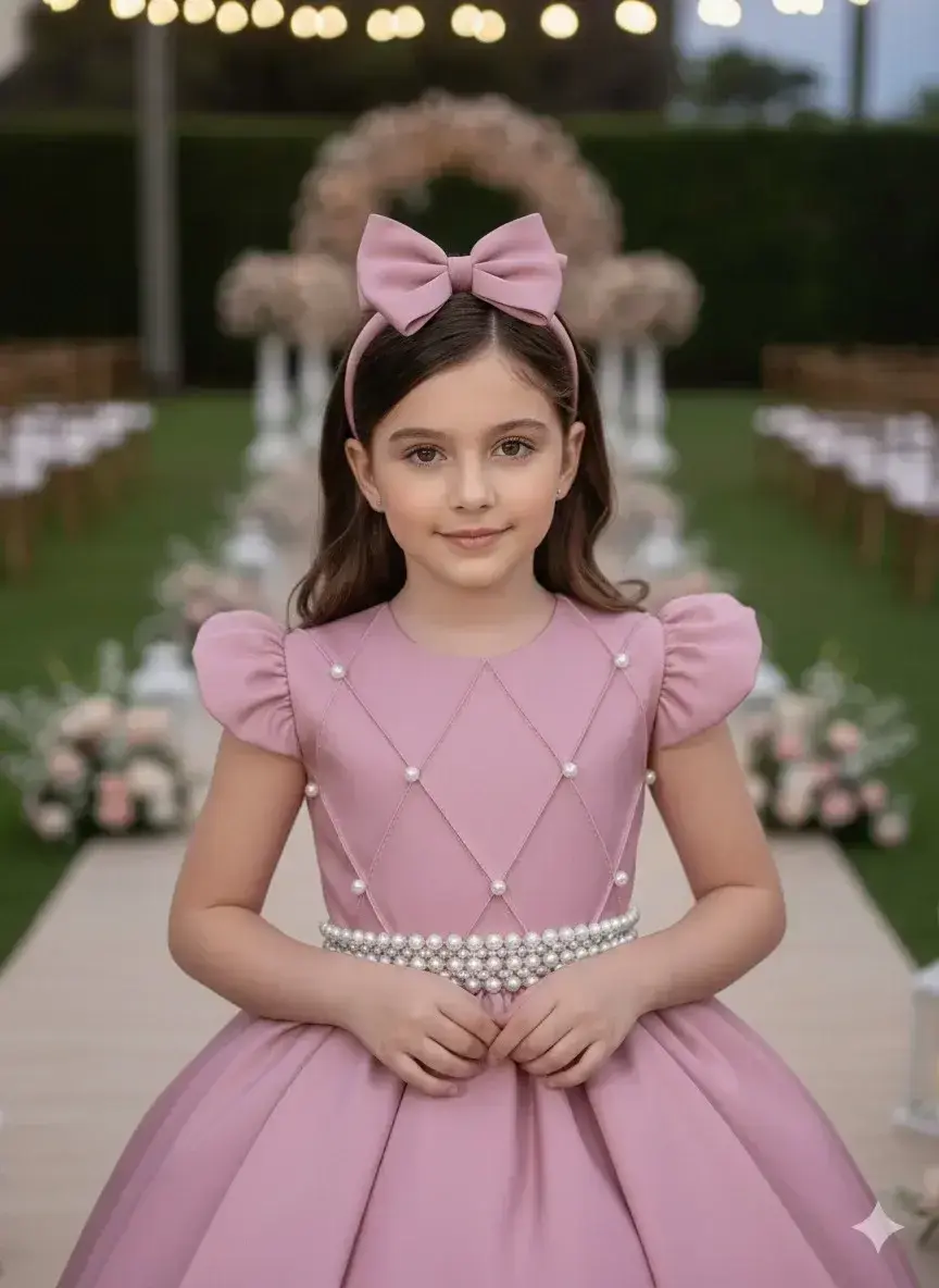 Vestido ariane longo rosê, foto 5