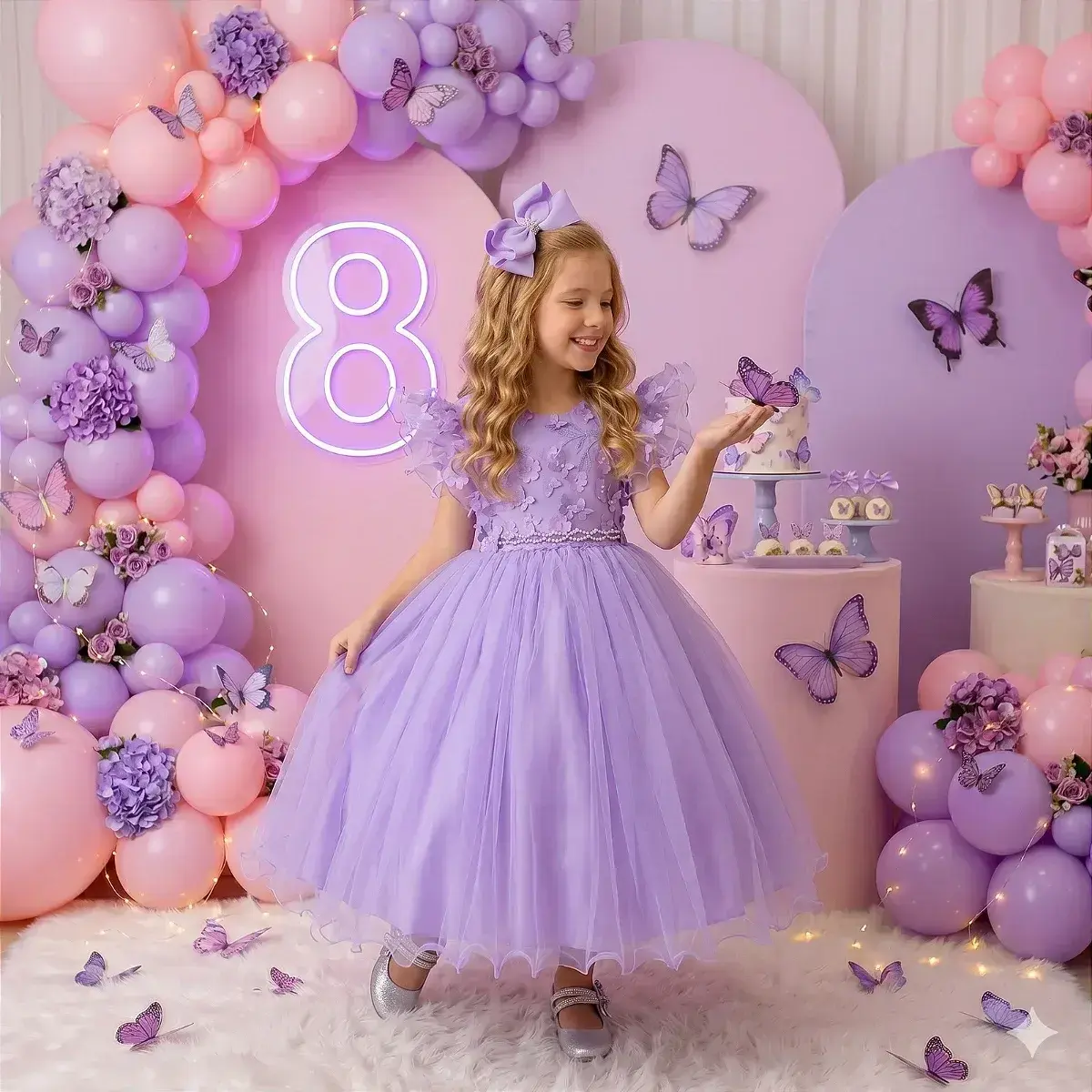 Vestido angelie lilás