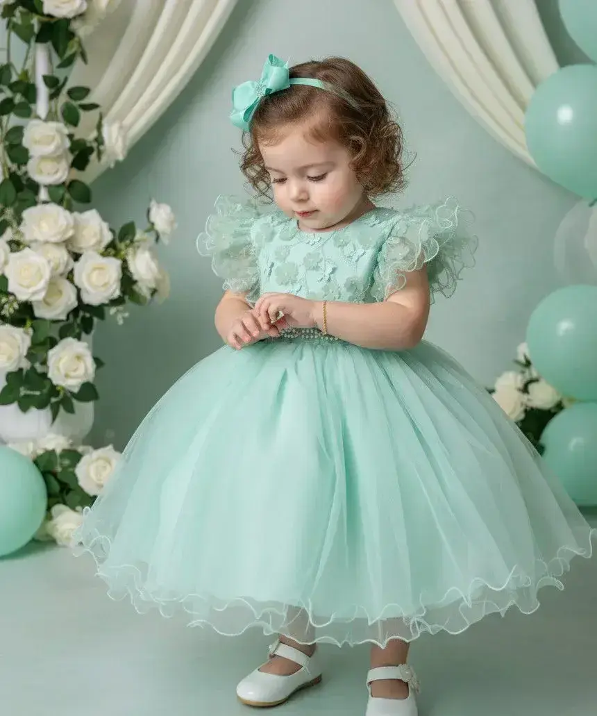 Vestido angelie verde menta, foto 2