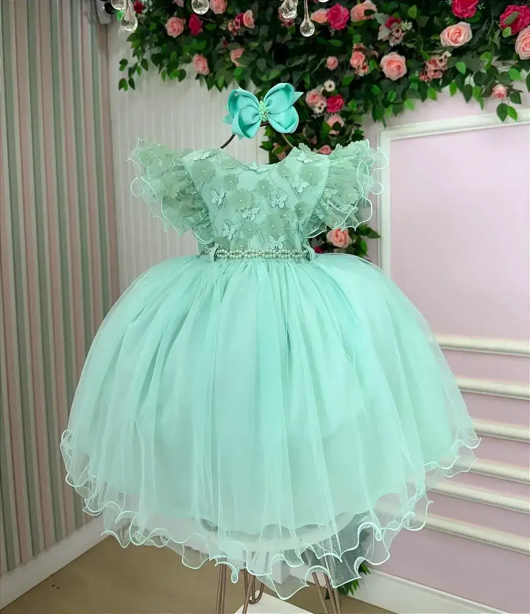 Vestido angelie verde menta, foto 4