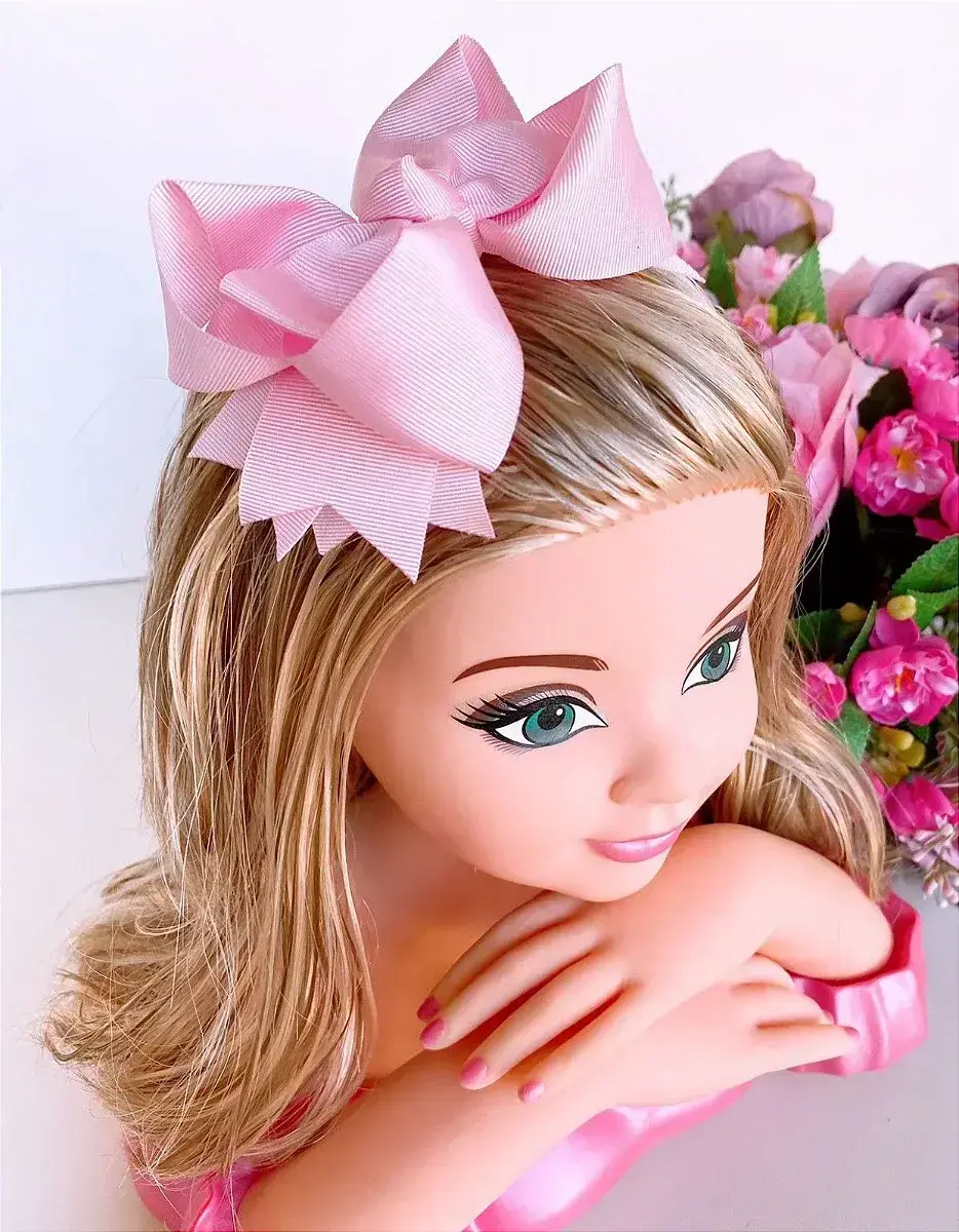 Laço bico de pato rosa