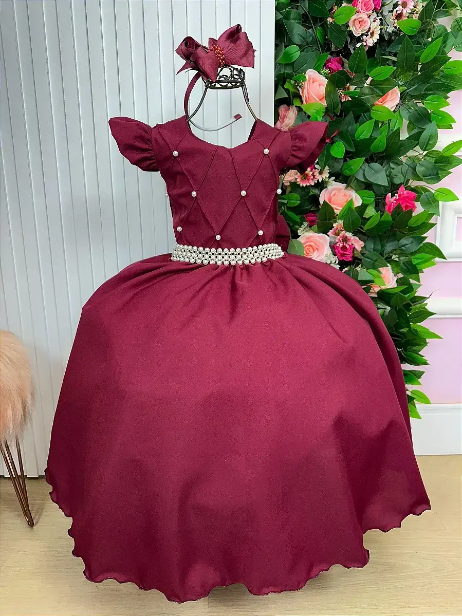 Vestido ariane longo marsala, foto 6