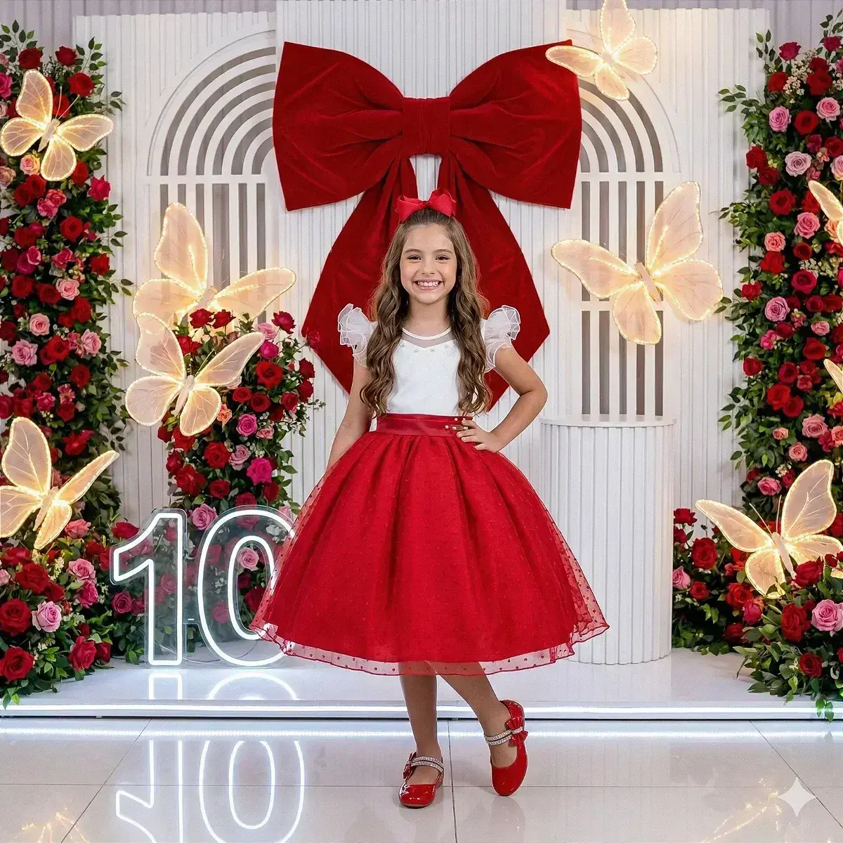 Vestido betani vermelho