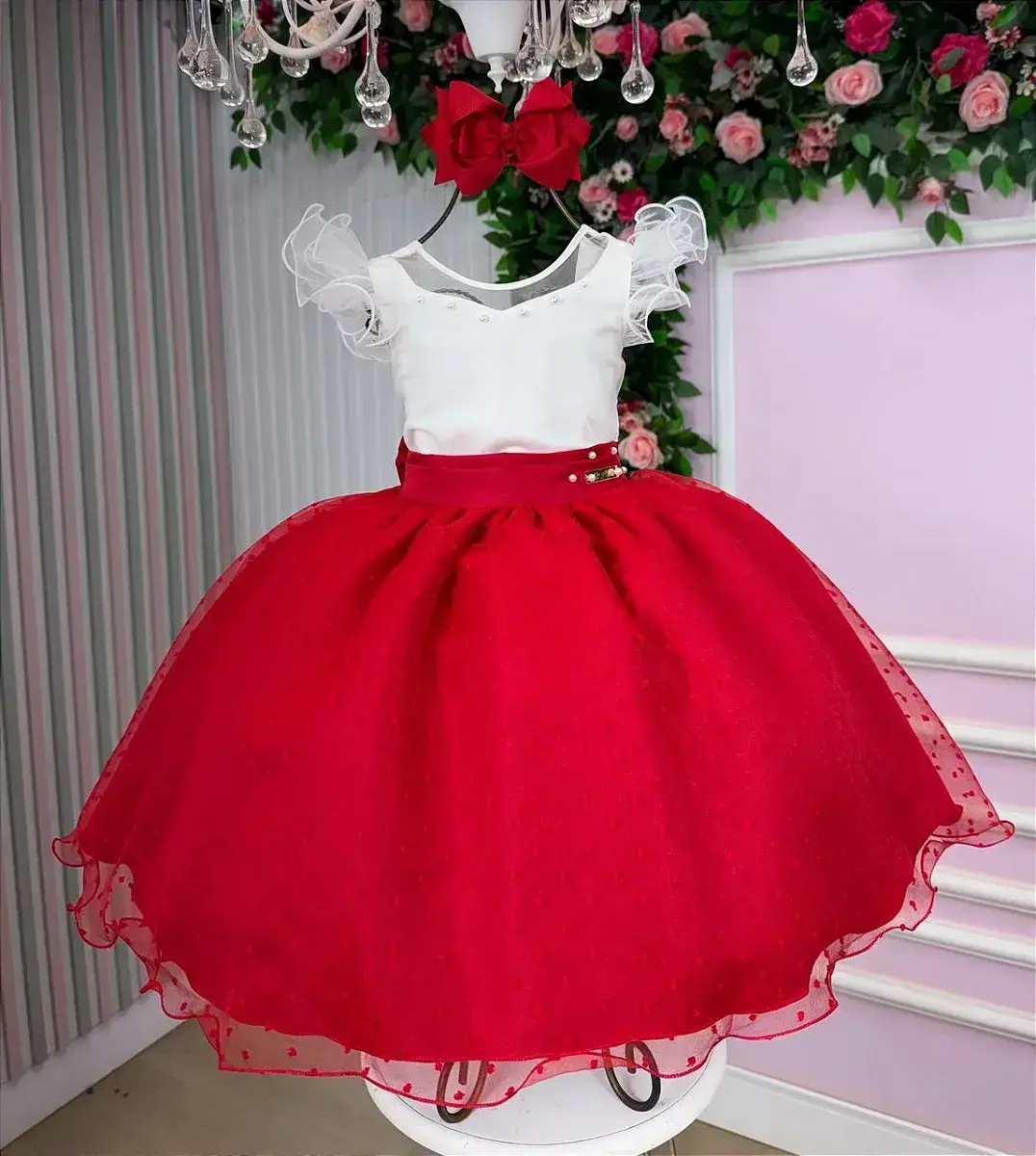 Vestido betani vermelho, foto 3