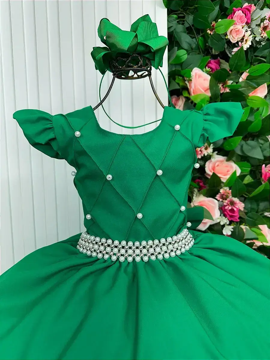 Vestido ariane longo verde bandeira, foto 4