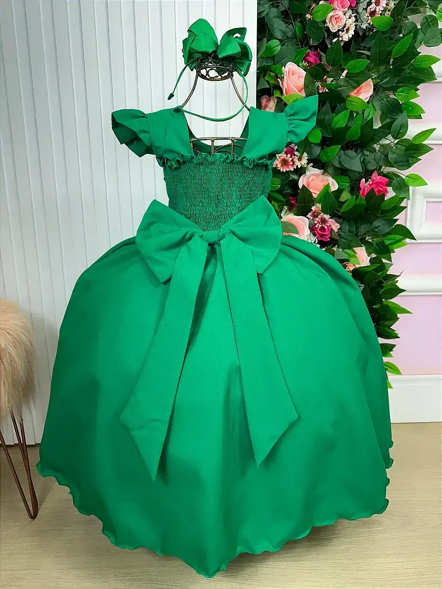 Vestido ariane longo verde bandeira, foto 5