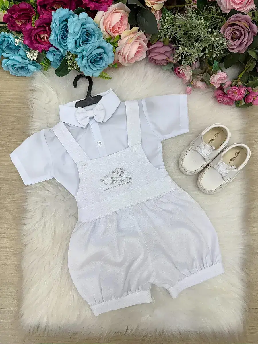 Conjunto bebe theo branco