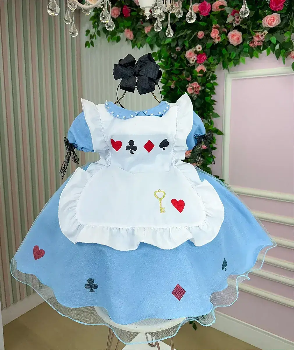 Vestido alice no pais das maravilhas, foto 4