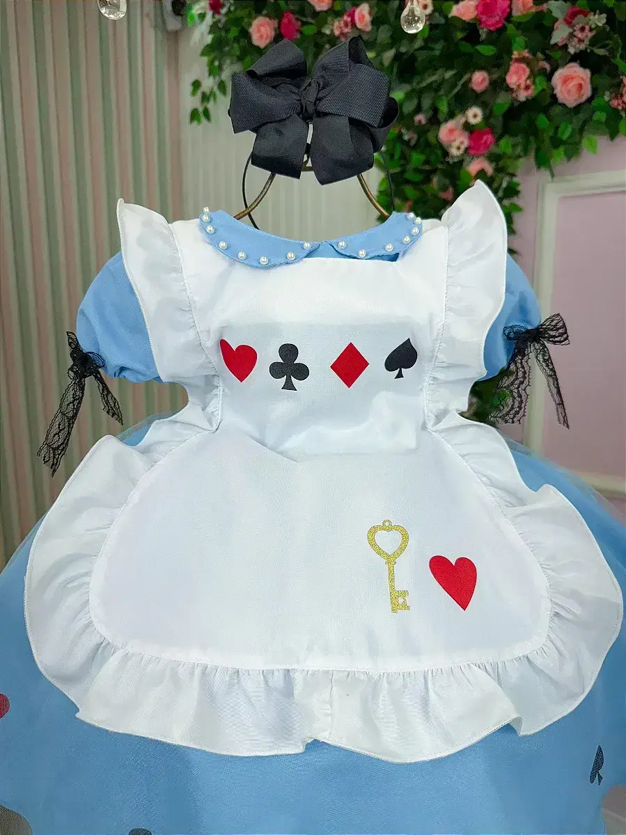 Vestido alice no pais das maravilhas, foto 5