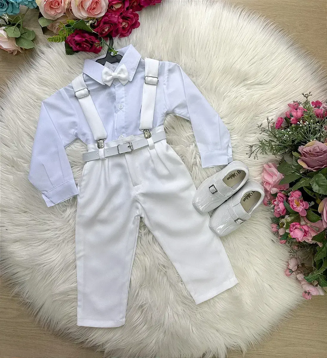Conjunto leo suspensorio branco, foto 2