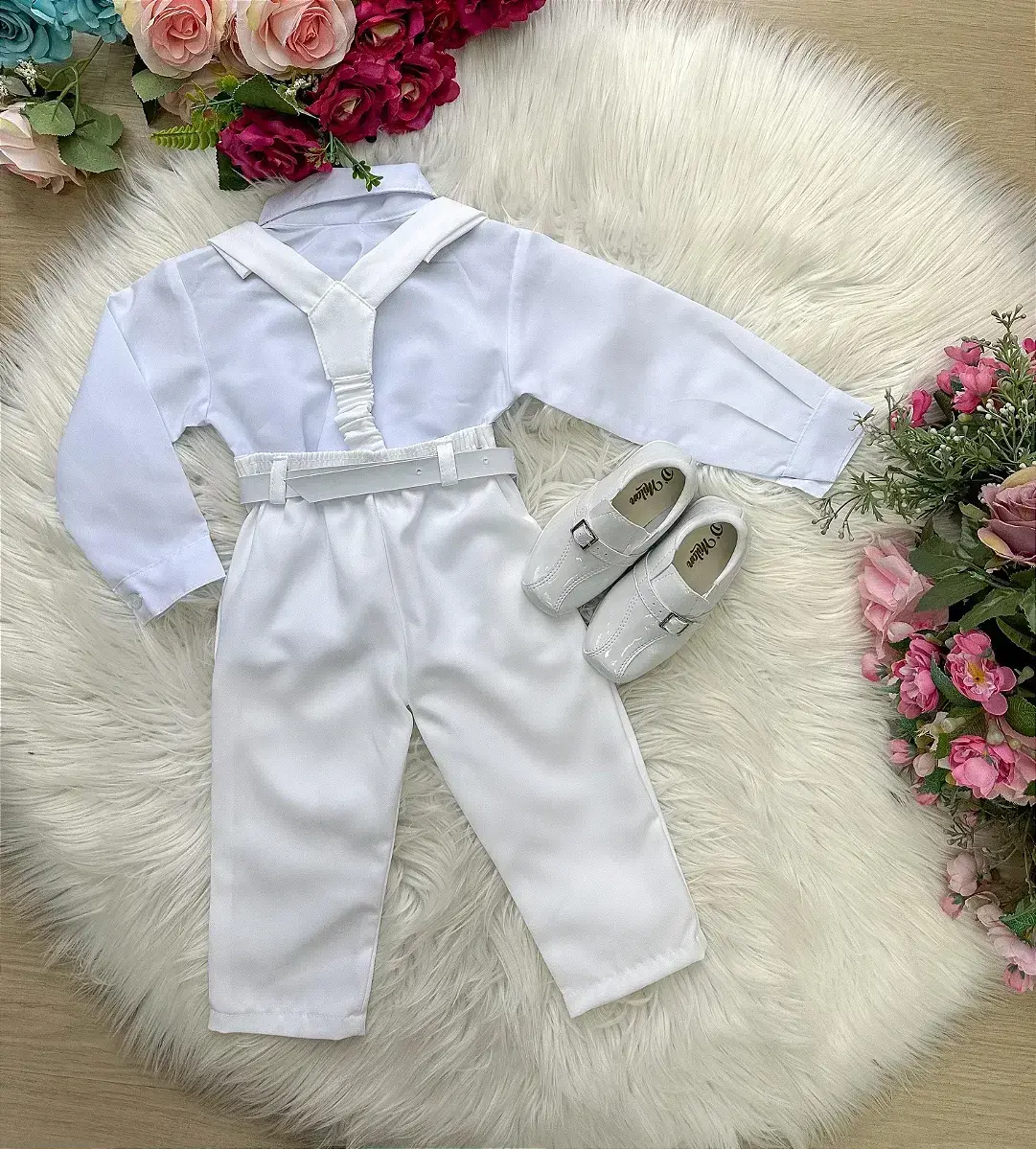 Conjunto leo suspensorio branco, foto 4