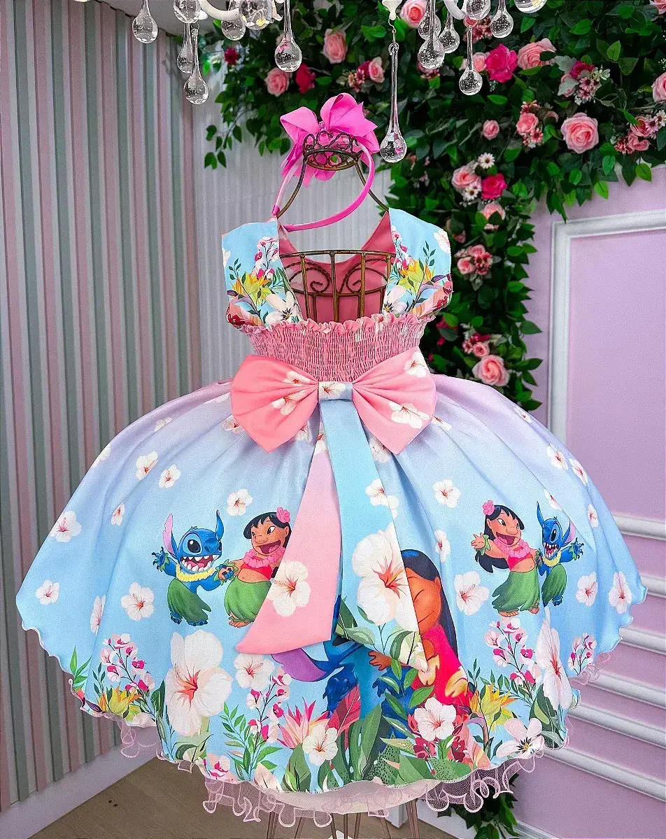 Vestido festa Lilo Stitch, foto 7