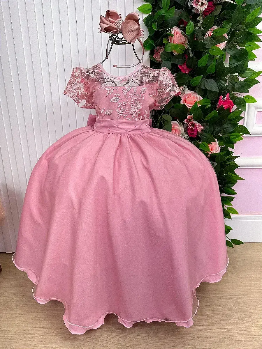 Vestido mariza longo rose, foto 2