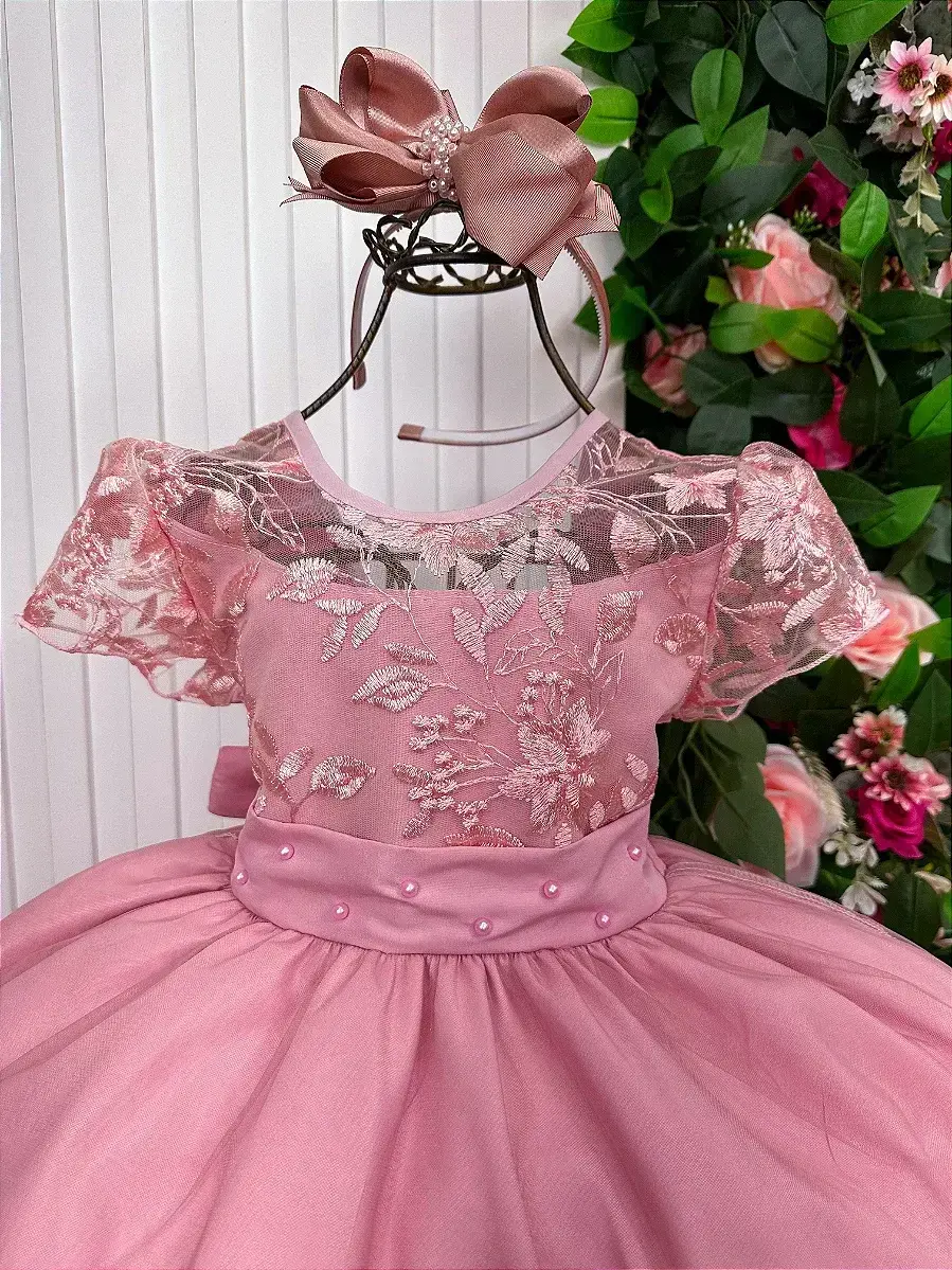 Vestido mariza longo rose, foto 3