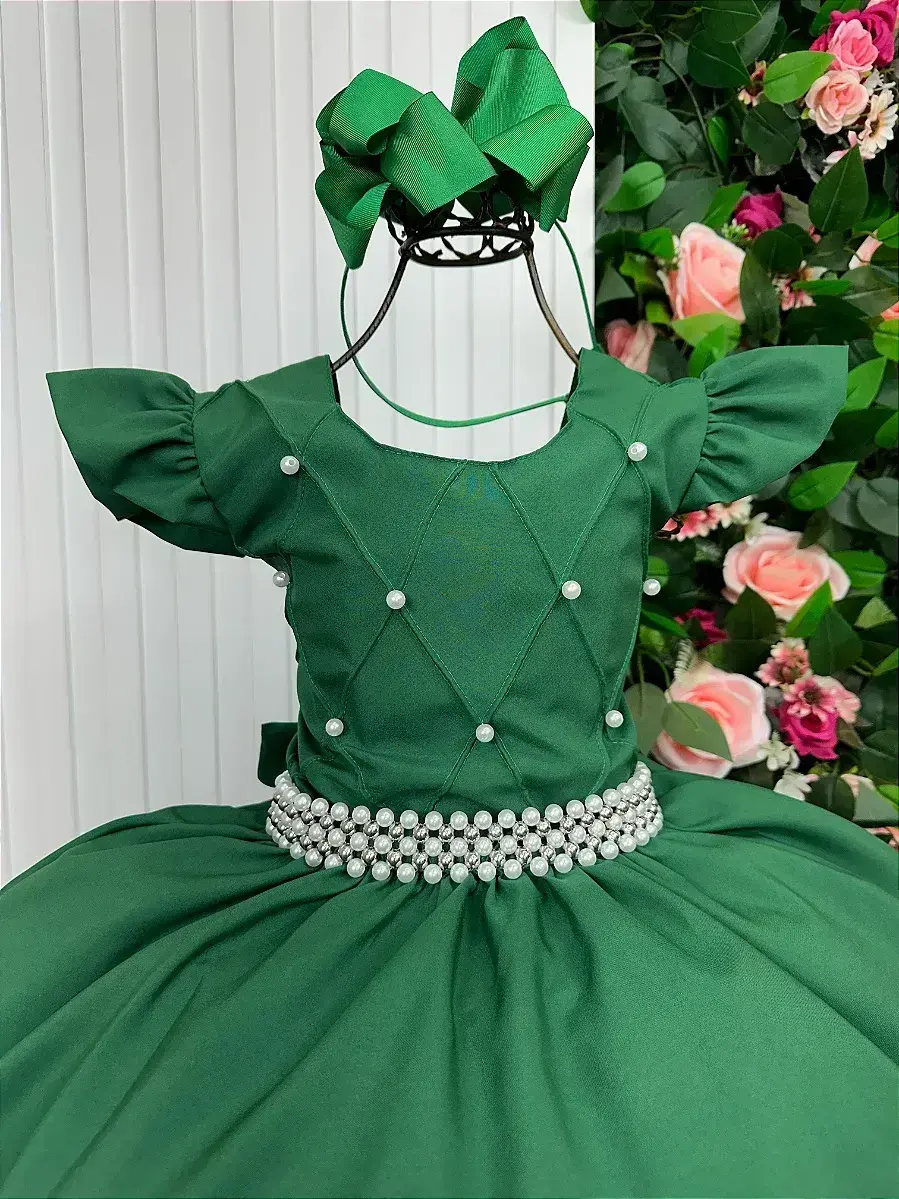 Vestido ariane longo verde esmeralda, foto 8