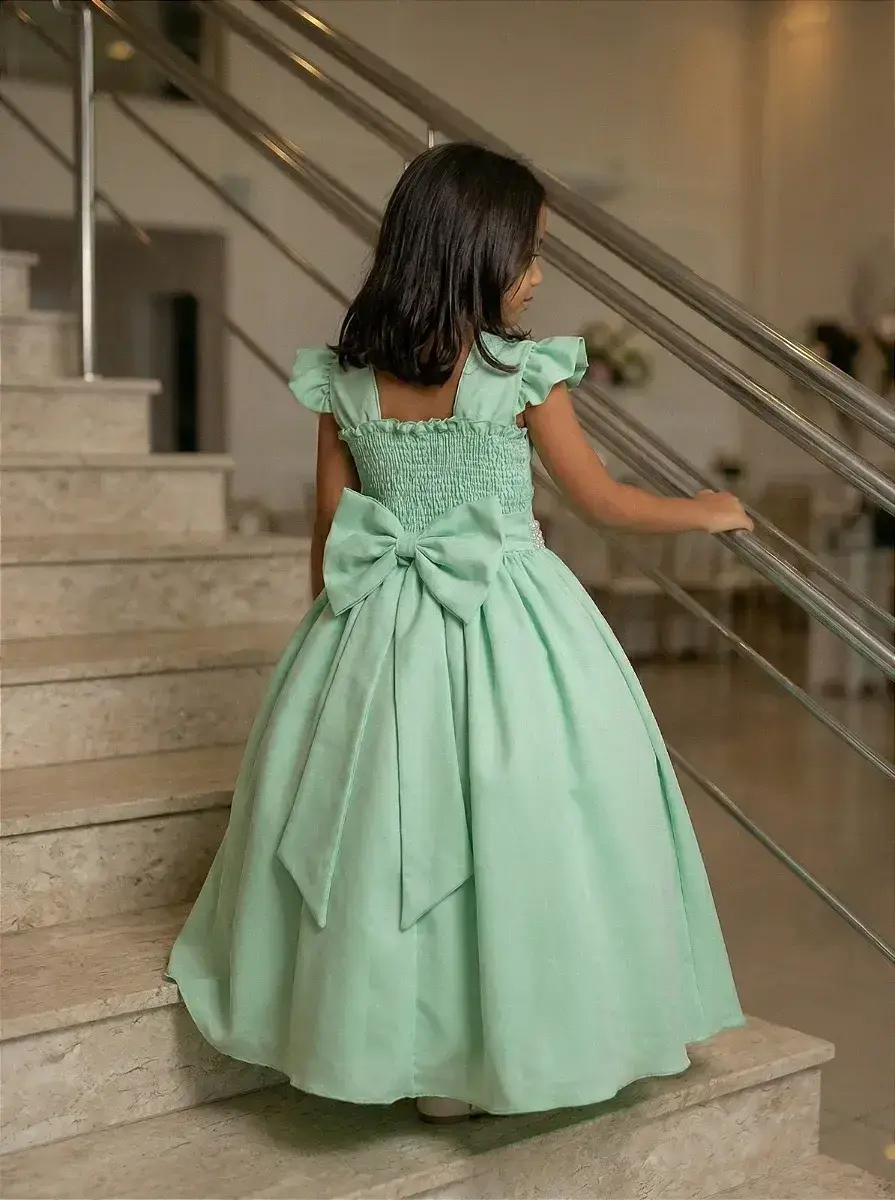Vestido ariane longo verde oliva, foto 2