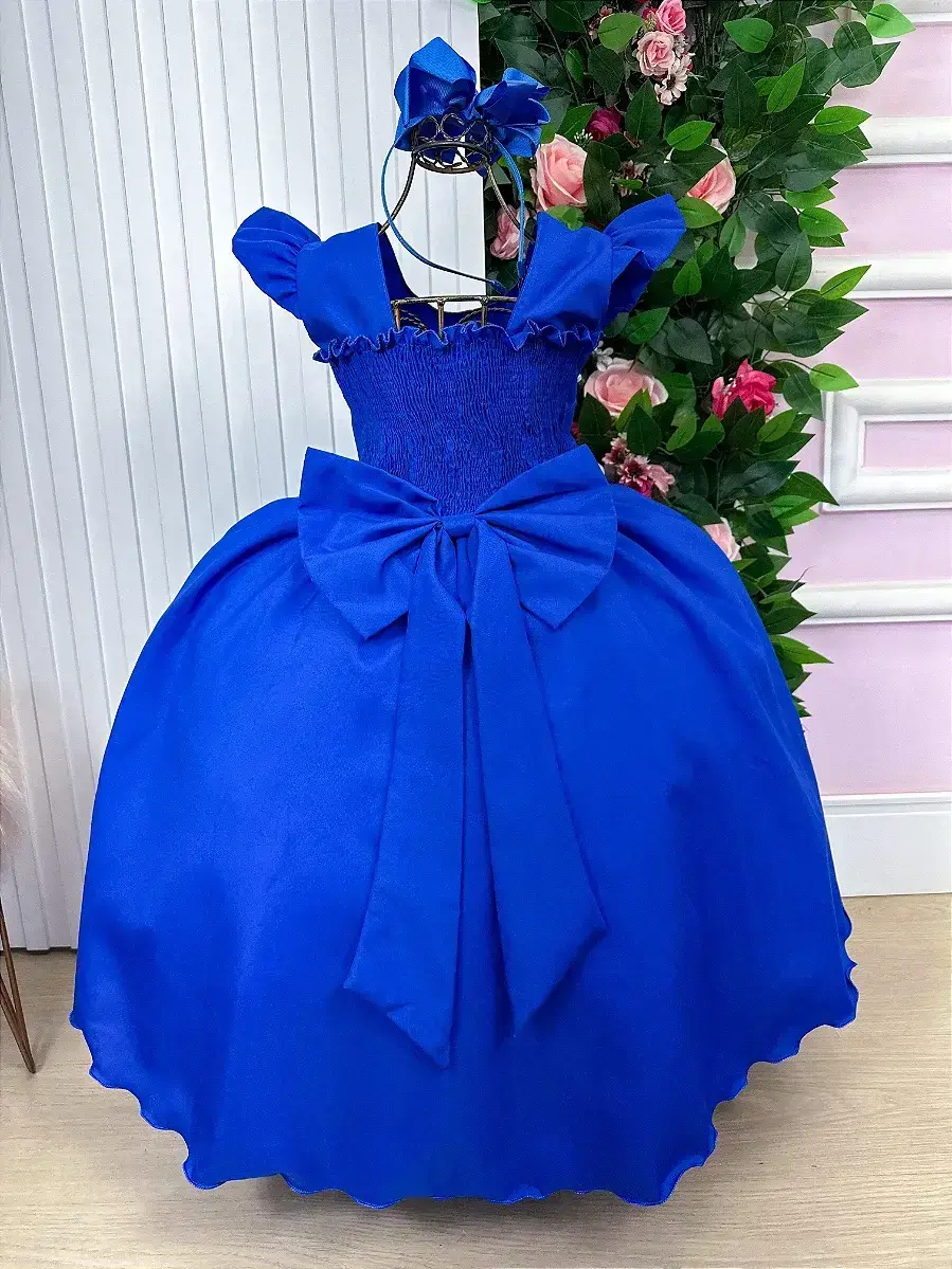 Vestido ariane longo azul royal, foto 6