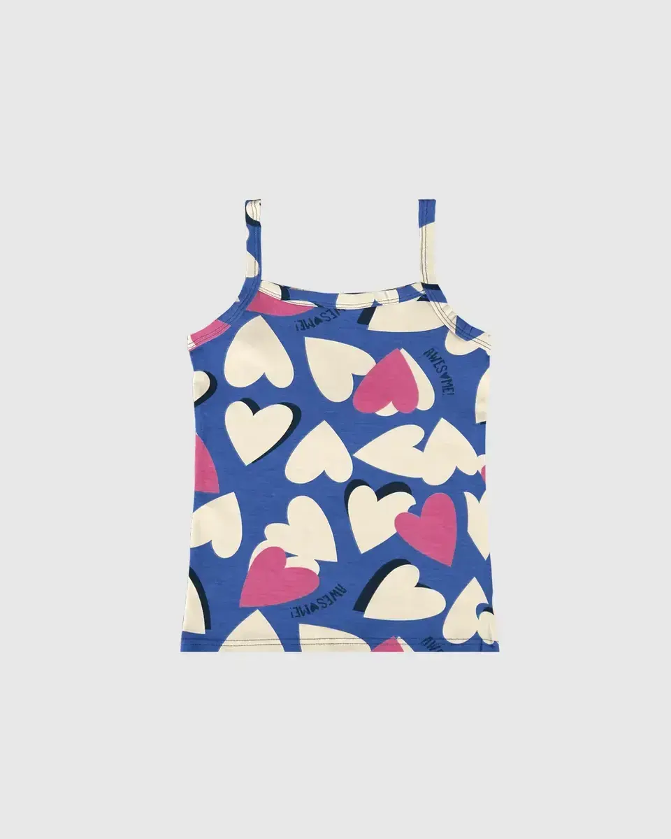 Regata alça fina estampada