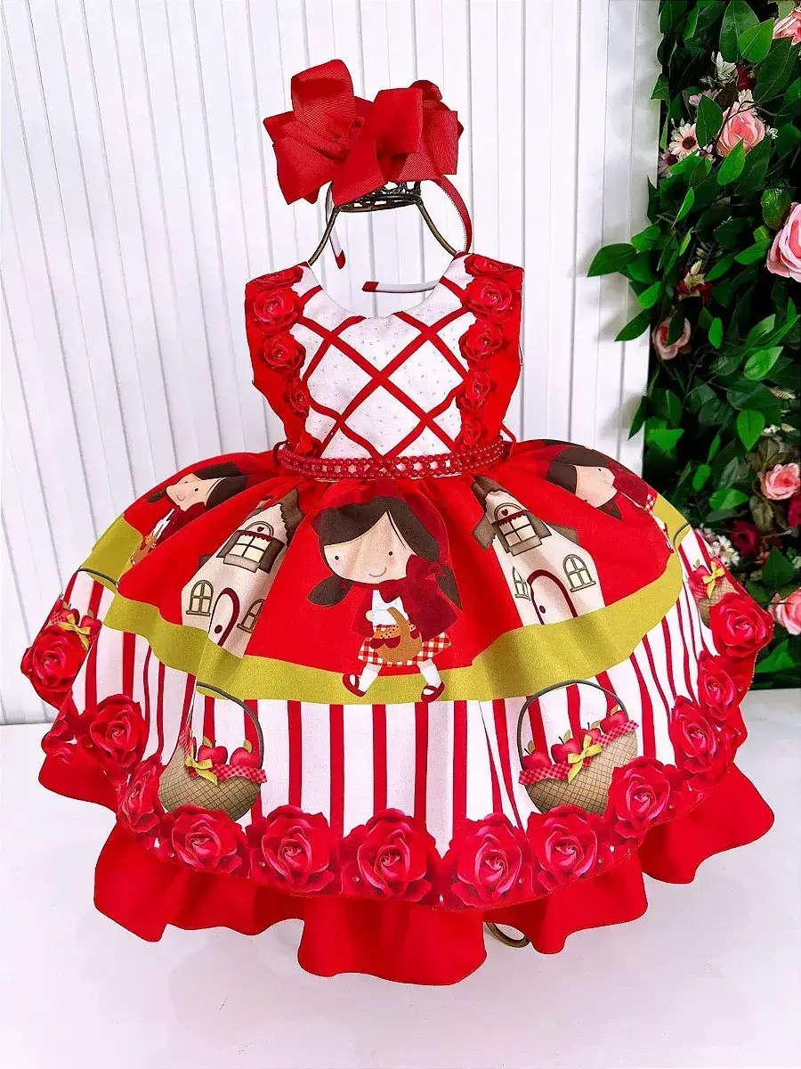 Vestido chapeuzinho vermelho, foto 3