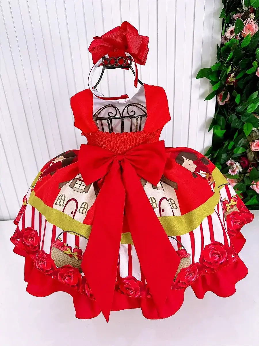Vestido chapeuzinho vermelho, foto 5