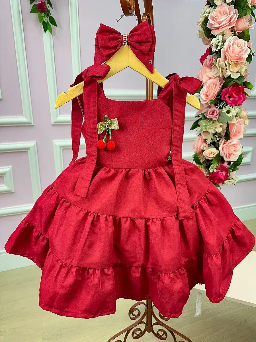 Vestido vermelho cerejinha, foto 5