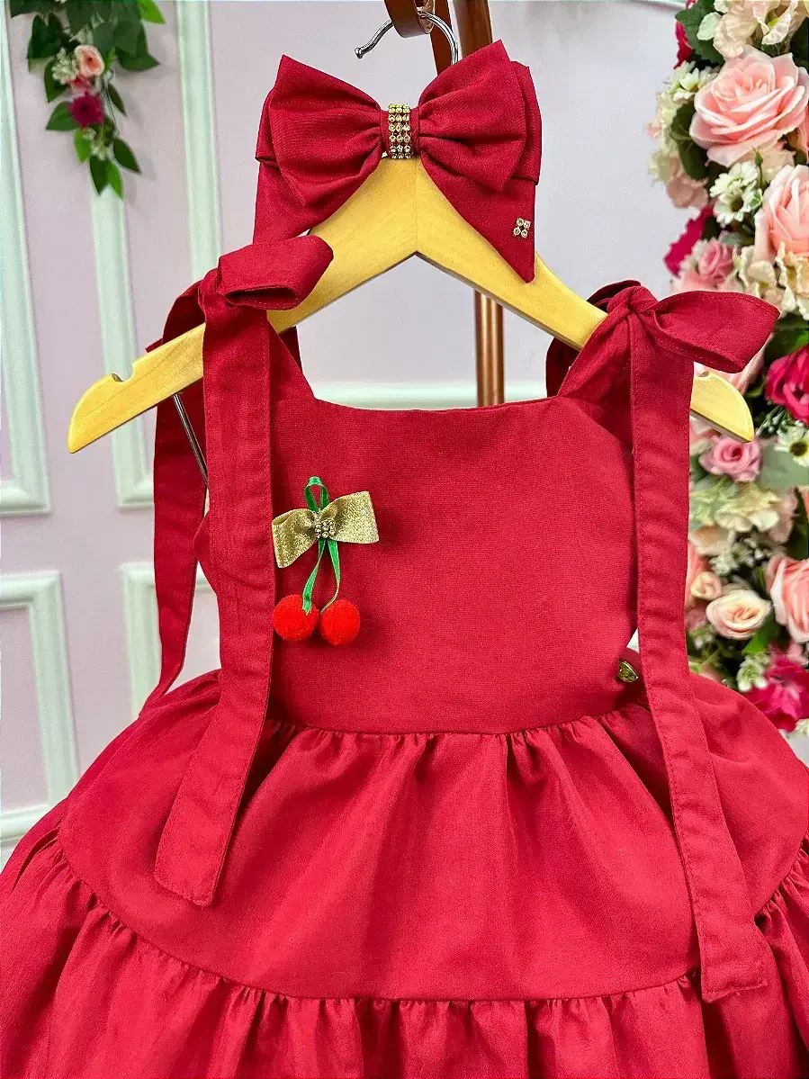 Vestido vermelho cerejinha, foto 7