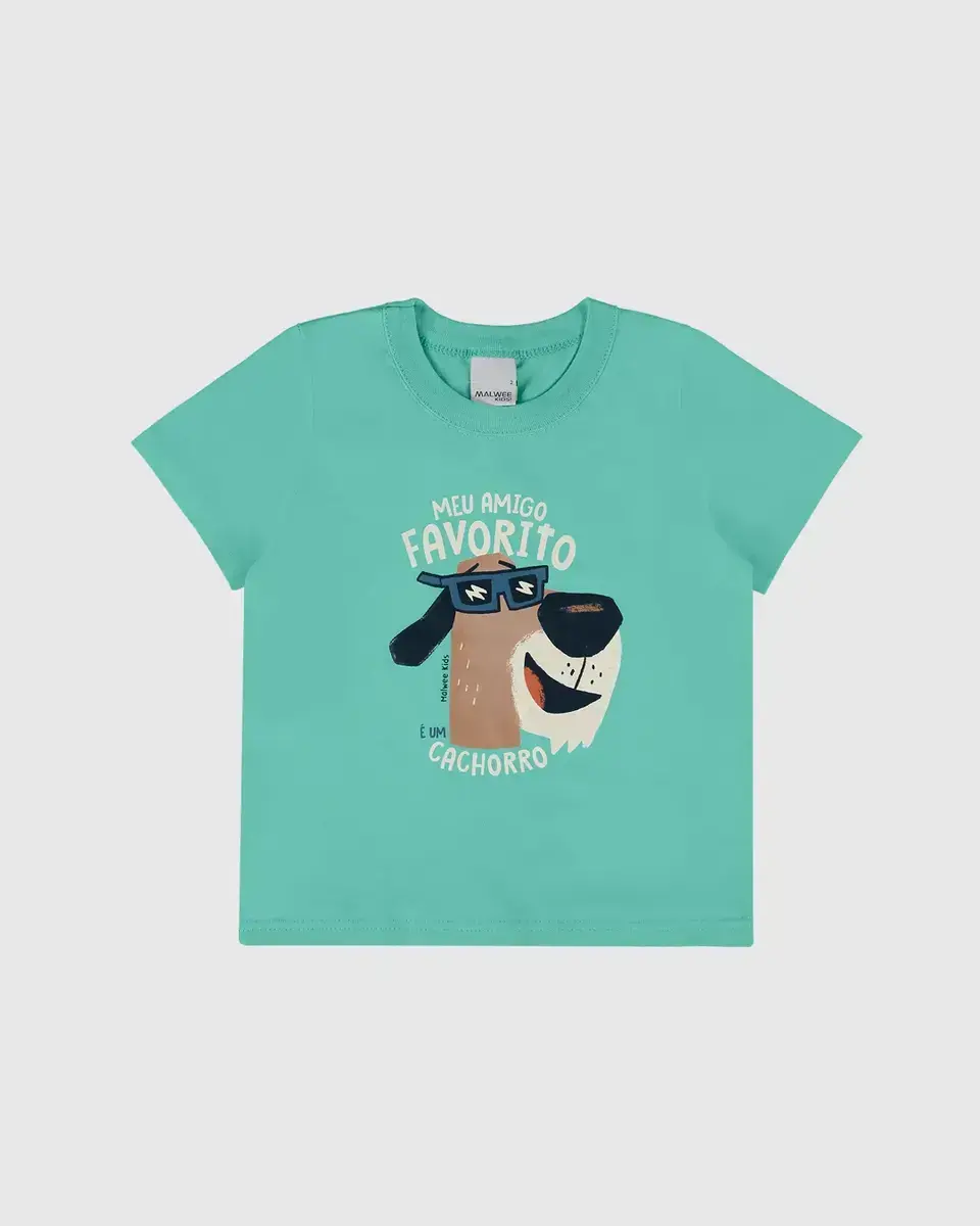 Camiseta meu amigo favorito cachorro malwe