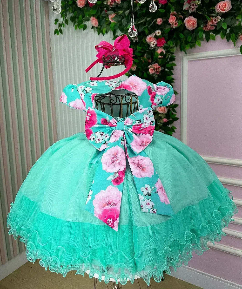 Vestido jardim encantado maiza verde, foto 7