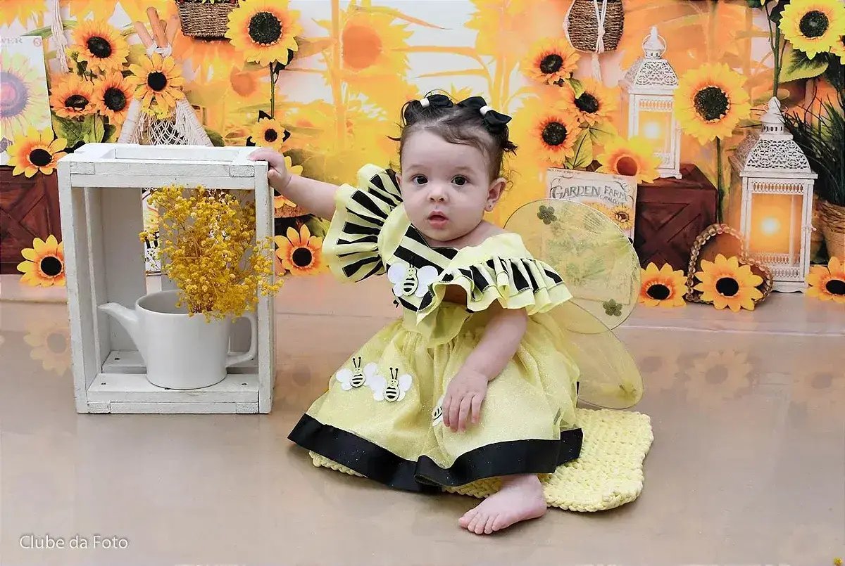 Vestido princesa abelha abelinha, foto 2