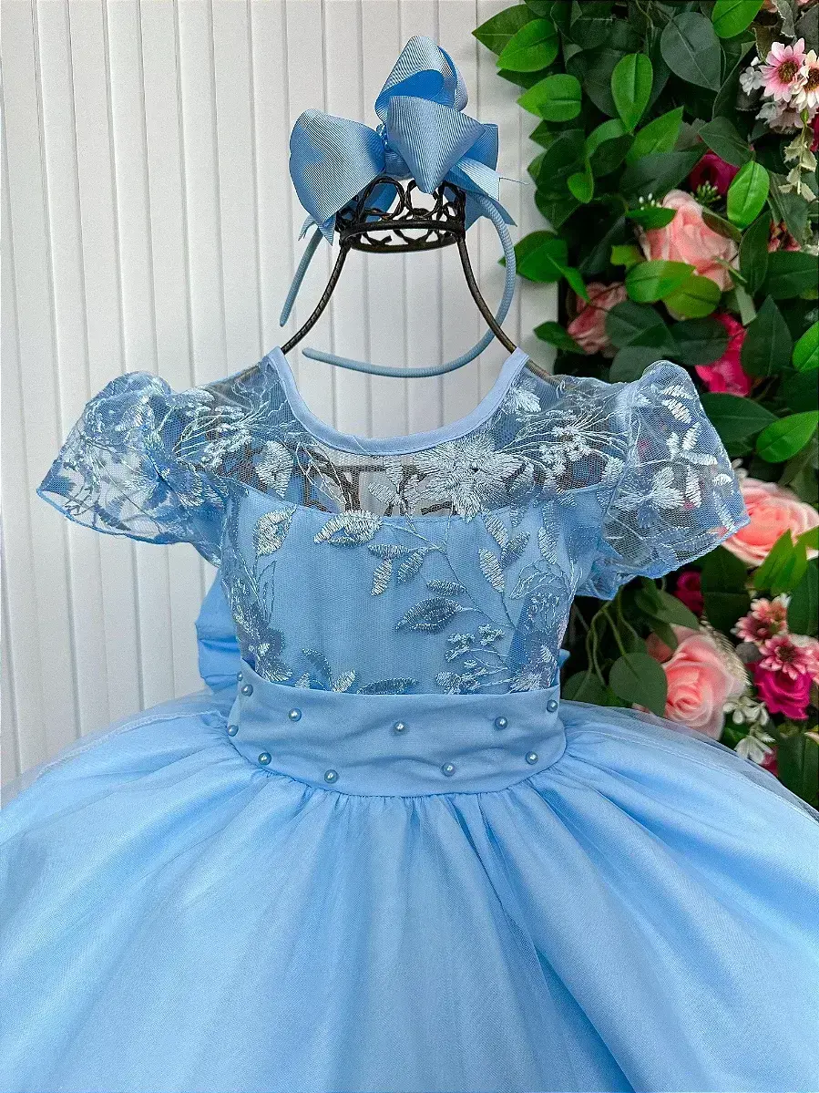 Vestido mariza longo azul, foto 2