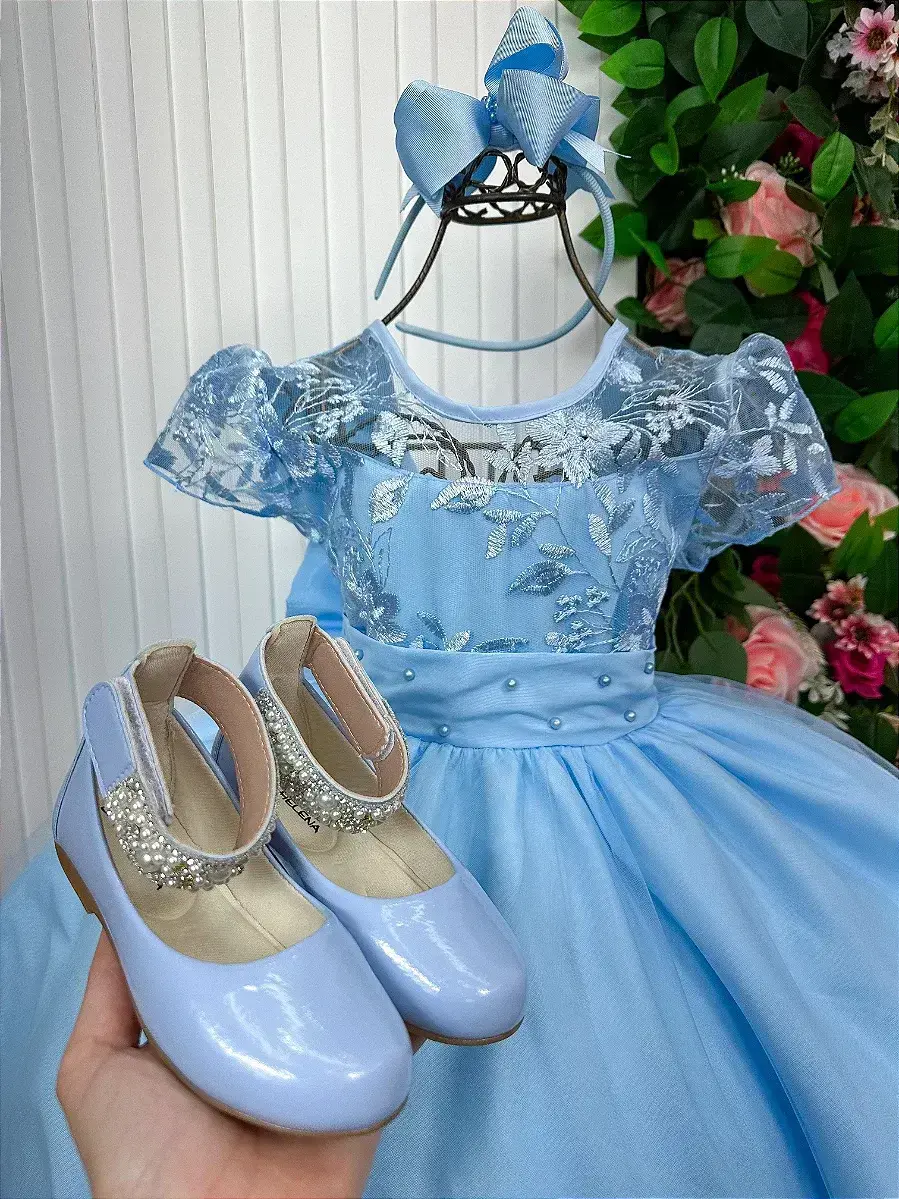 Vestido mariza longo azul, foto 3